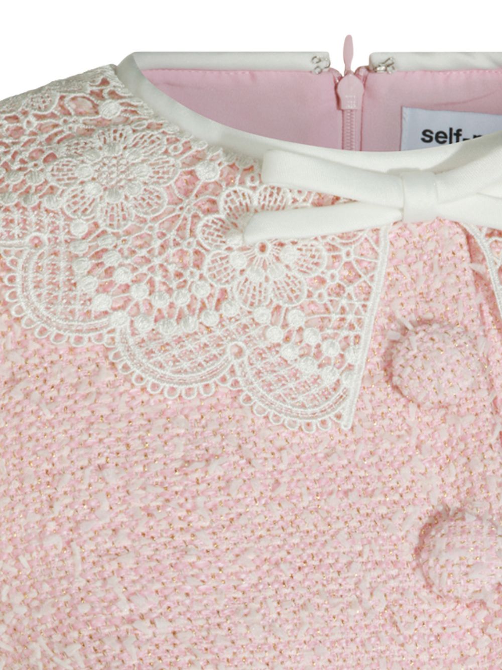 Self-Portrait Bouclé mini dress