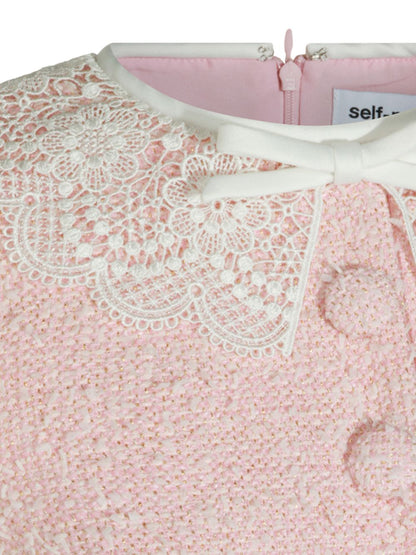 Self-Portrait Bouclé mini dress
