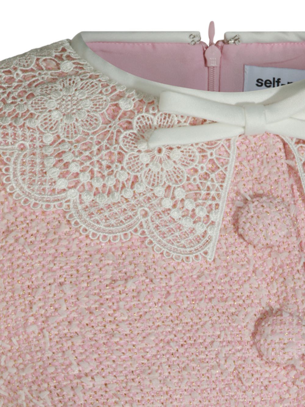 Self-Portrait Bouclé mini dress