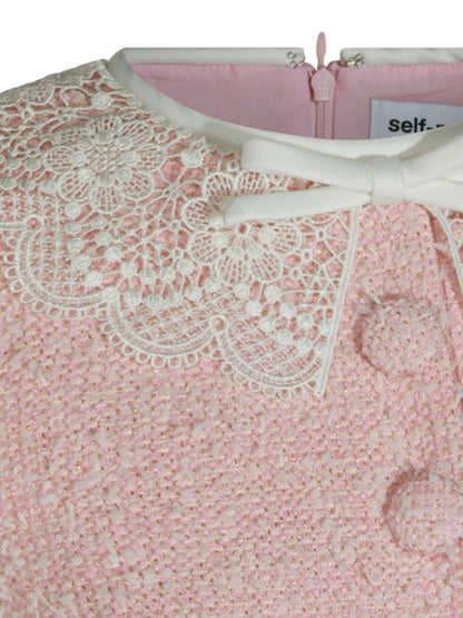 Self-Portrait Bouclé mini dress