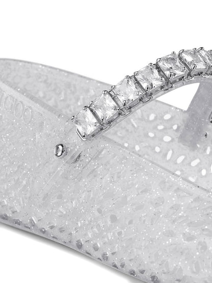 JIMMY CHOO Flat shoes SILVER