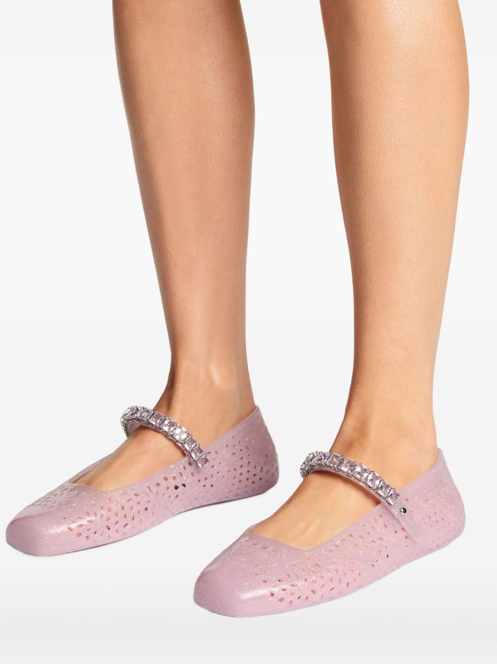 JIMMY CHOO Flat shoes PINK