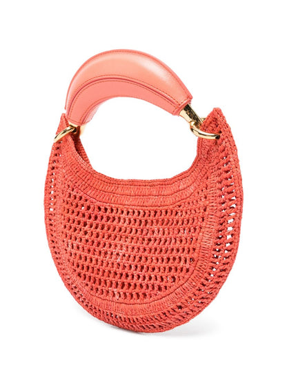 Chloé Summer Banana rafia mini hobo bag