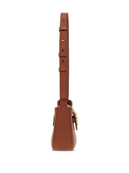 Ferragamo Gancini Zip Shoulder Bag