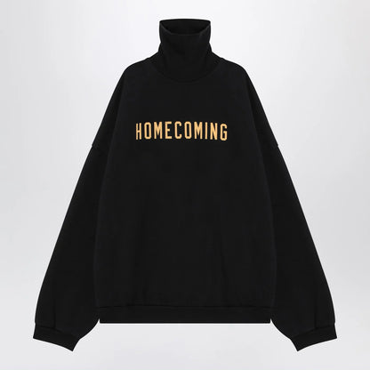 Fear of God Essentials High-necked black Homecoming sweatshirt