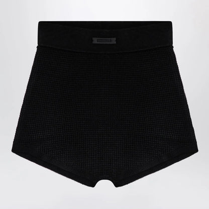 Fear of God Essentials Black Honeycomb Shorts