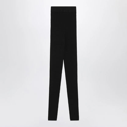 Fear of God Essentials Black leggings in stretch Waffle fabric