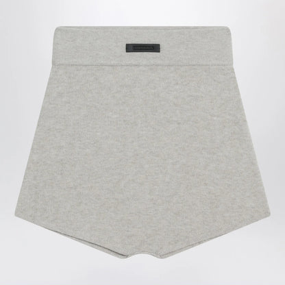 Fear of God Essentials Ribbed greige culottes
