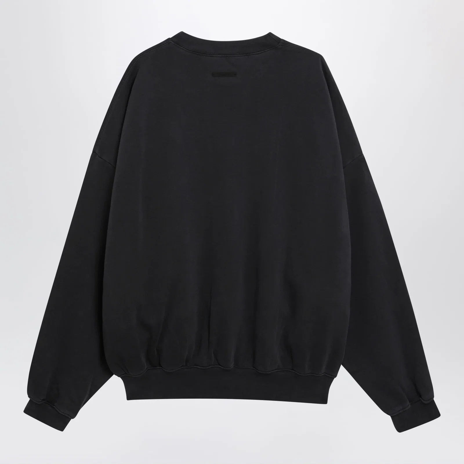 Fear of God Essentials Training 90s black cotton fleece sweatshirt