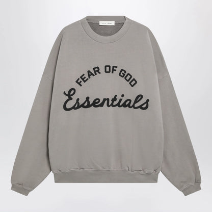 Fear of God Essentials Faded Seal cotton fleece crewneck sweatshirt
