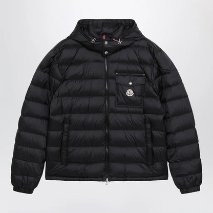 Moncler Black Verith Cropped Down Jacket