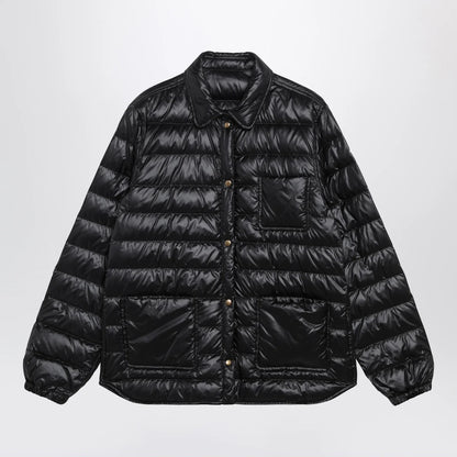 Moncler Black Fouine Down Shirt Jacket
