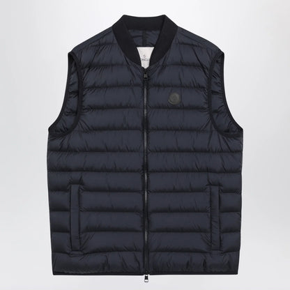 Moncler Blue quilted Froissel waistcoat