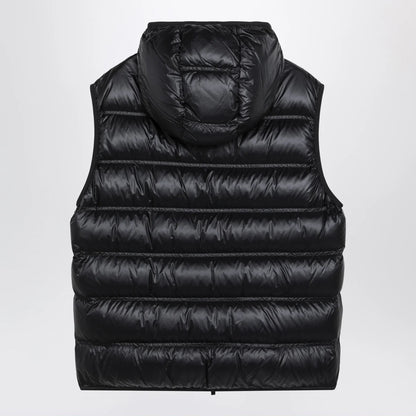 Moncler Black nylon-padded Panestrel waistcoat