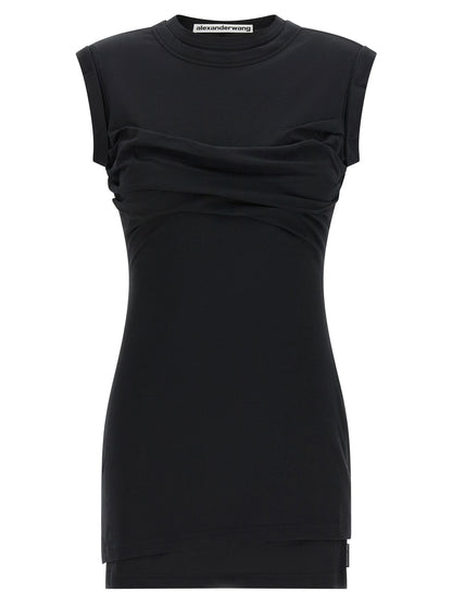 Alexander Wang Twisted Bust Layered Dress