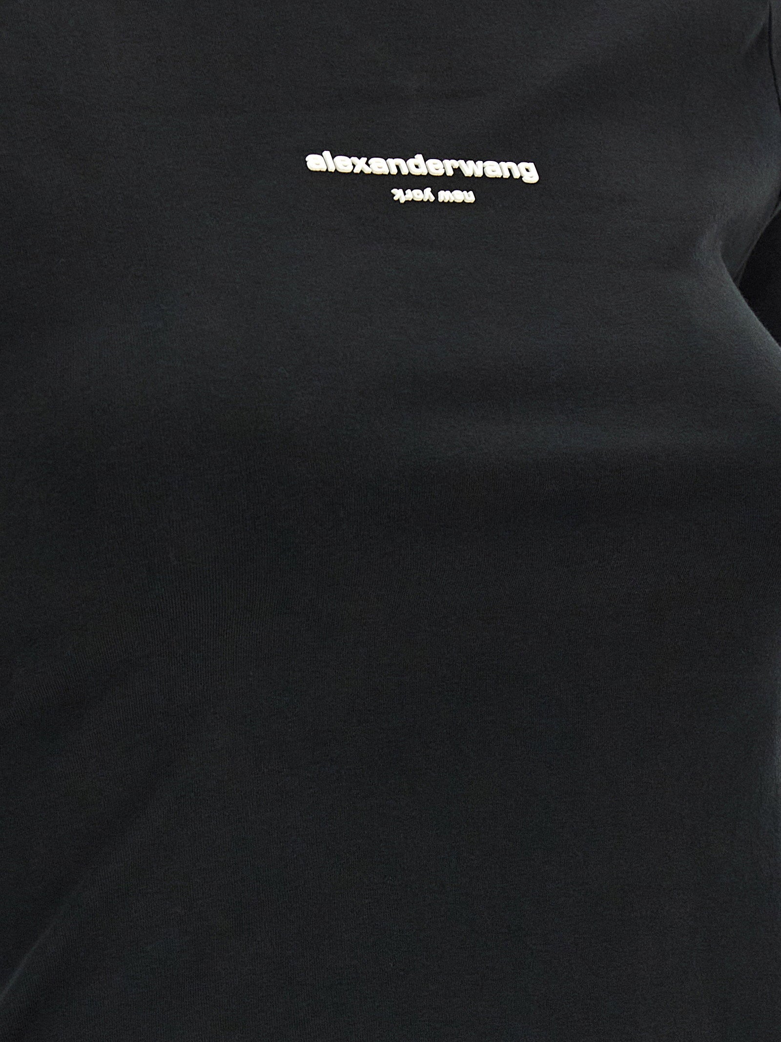 Alexander Wang Ls Tee W/logo Print T-shirt