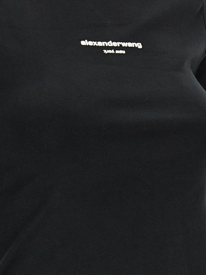 Alexander Wang Ls Tee W/logo Print T-shirt