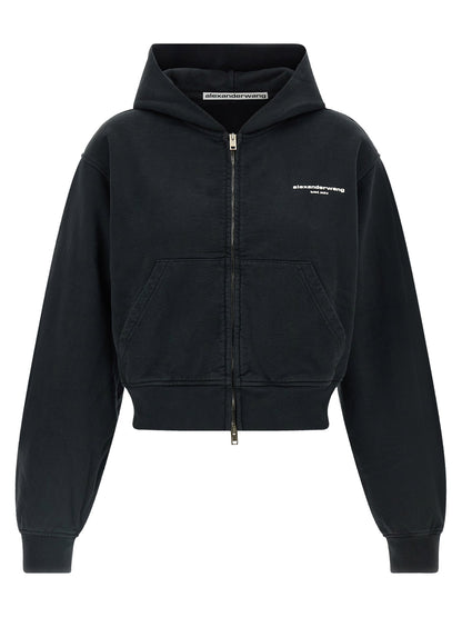 Alexander Wang Zip-up Hoodie Sweatshirt