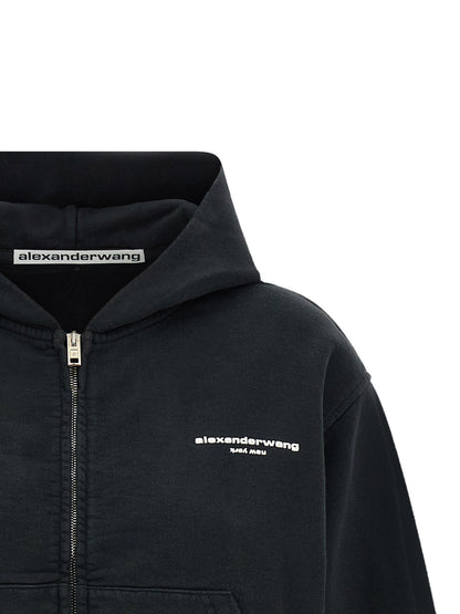 Alexander Wang Zip-up Hoodie Sweatshirt