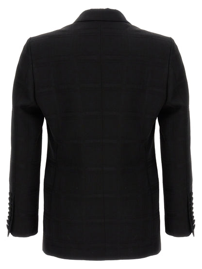 Etro Check Double-breasted Blazer