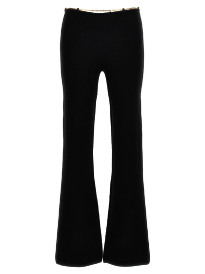 Alexander Wang Gold Nameplate Chain Pants