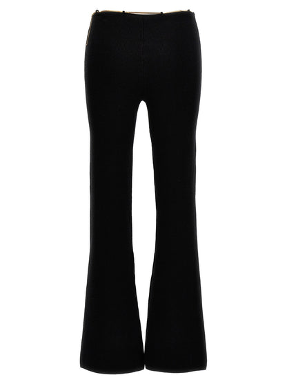 Alexander Wang Gold Nameplate Chain Pants