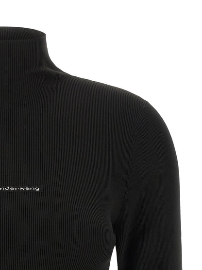 Alexander Wang Ribbed Sweater With Logo