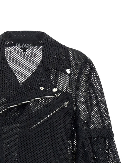 Comme Des Garcons Black Mesh Jacket