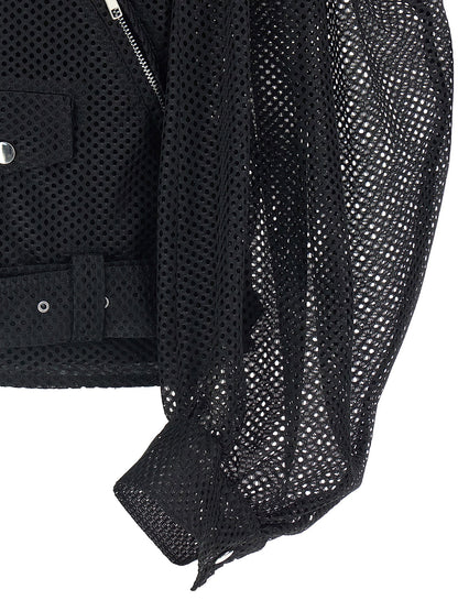 Comme Des Garcons Black Mesh Jacket