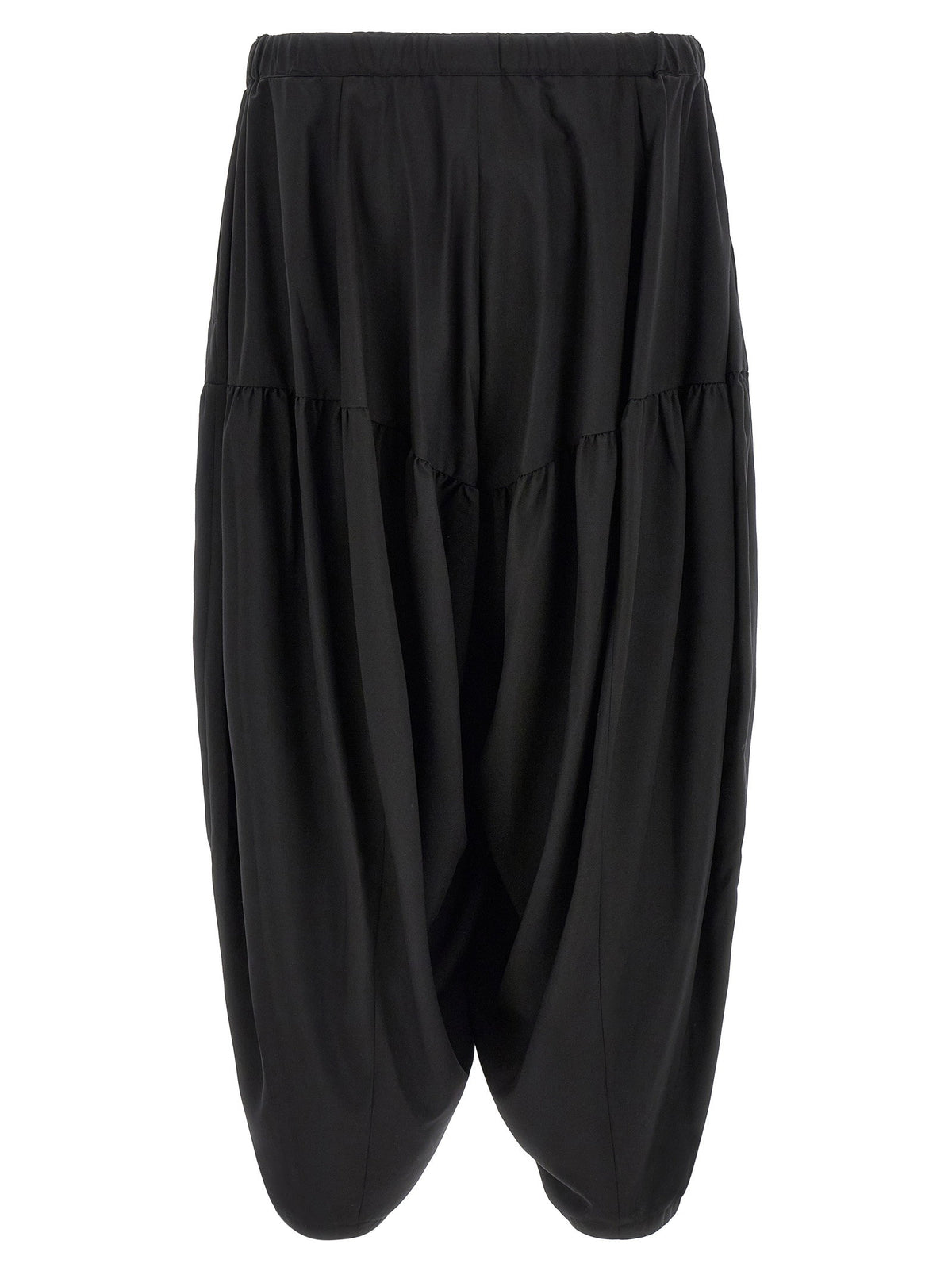 Comme Des Garcons Black Barrel Leg Pants