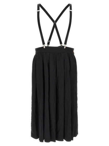Comme Des Garcons Black Suspender Skirt