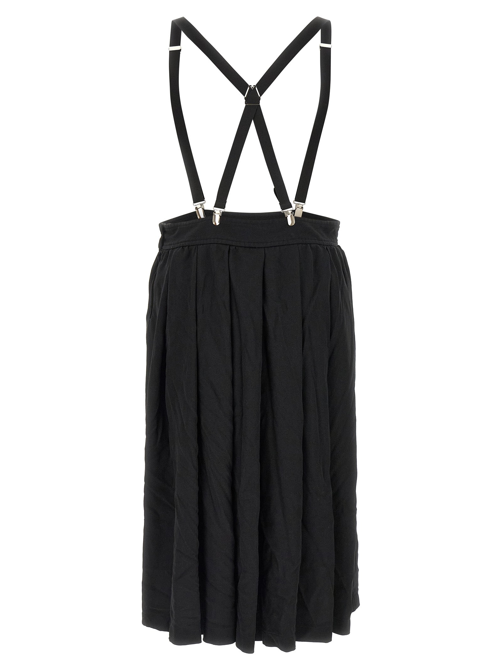 Comme Des Garcons Black Suspender Skirt
