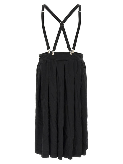 Comme Des Garcons Black Suspender Skirt
