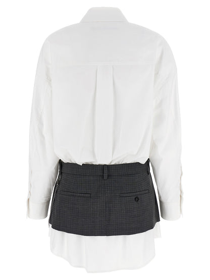 Alexander Wang Pre-styled Shirt Dress W Chain Dress