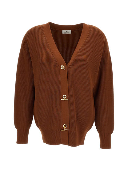 Elisabetta Franchi Sweaters BROWN
