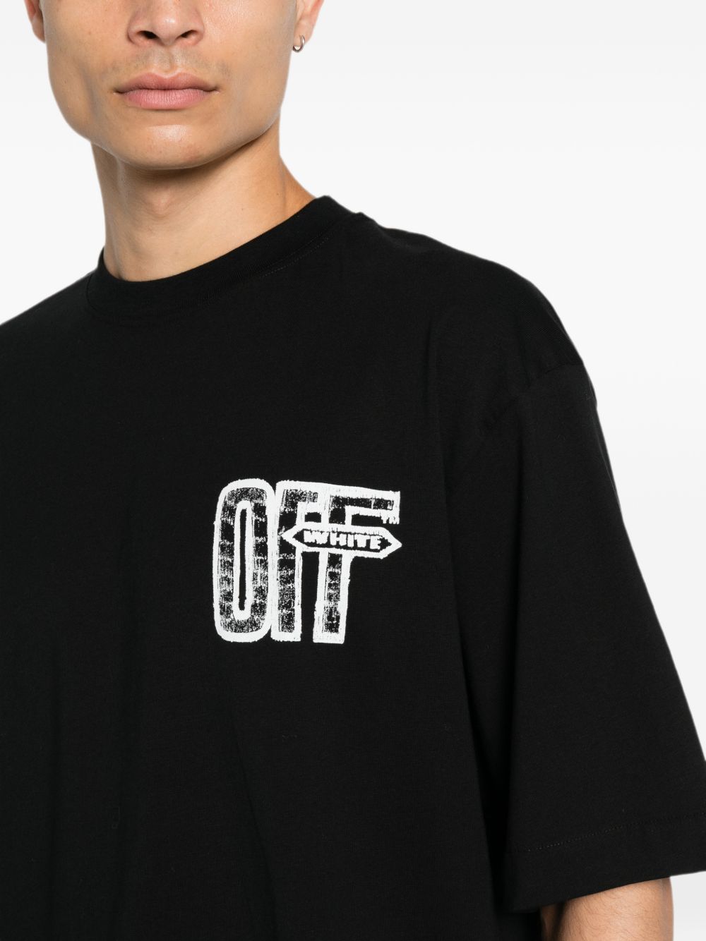 Off White T-shirts and Polos BLACK
