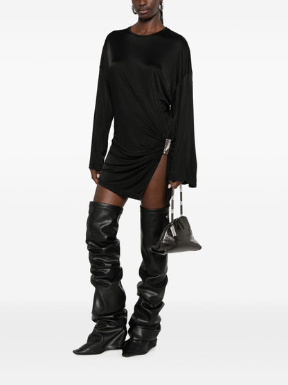 The Attico Gathered Mini Dress