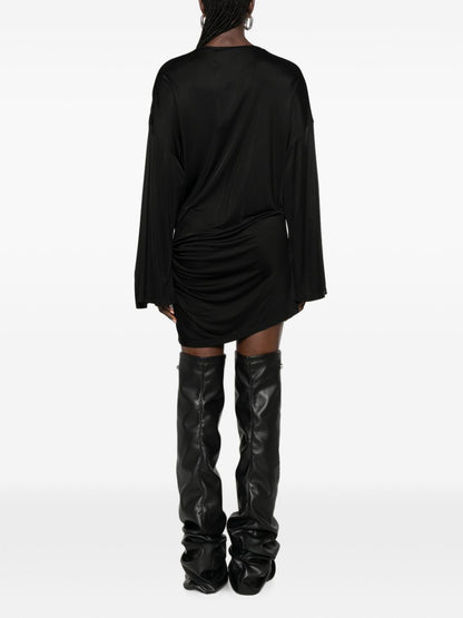 The Attico Gathered Mini Dress