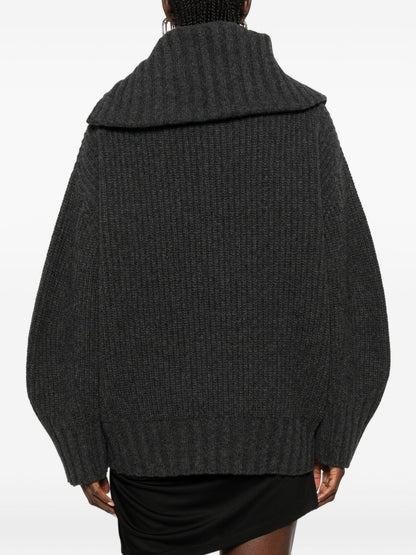 THE ATTICO Sweaters DARK GREY