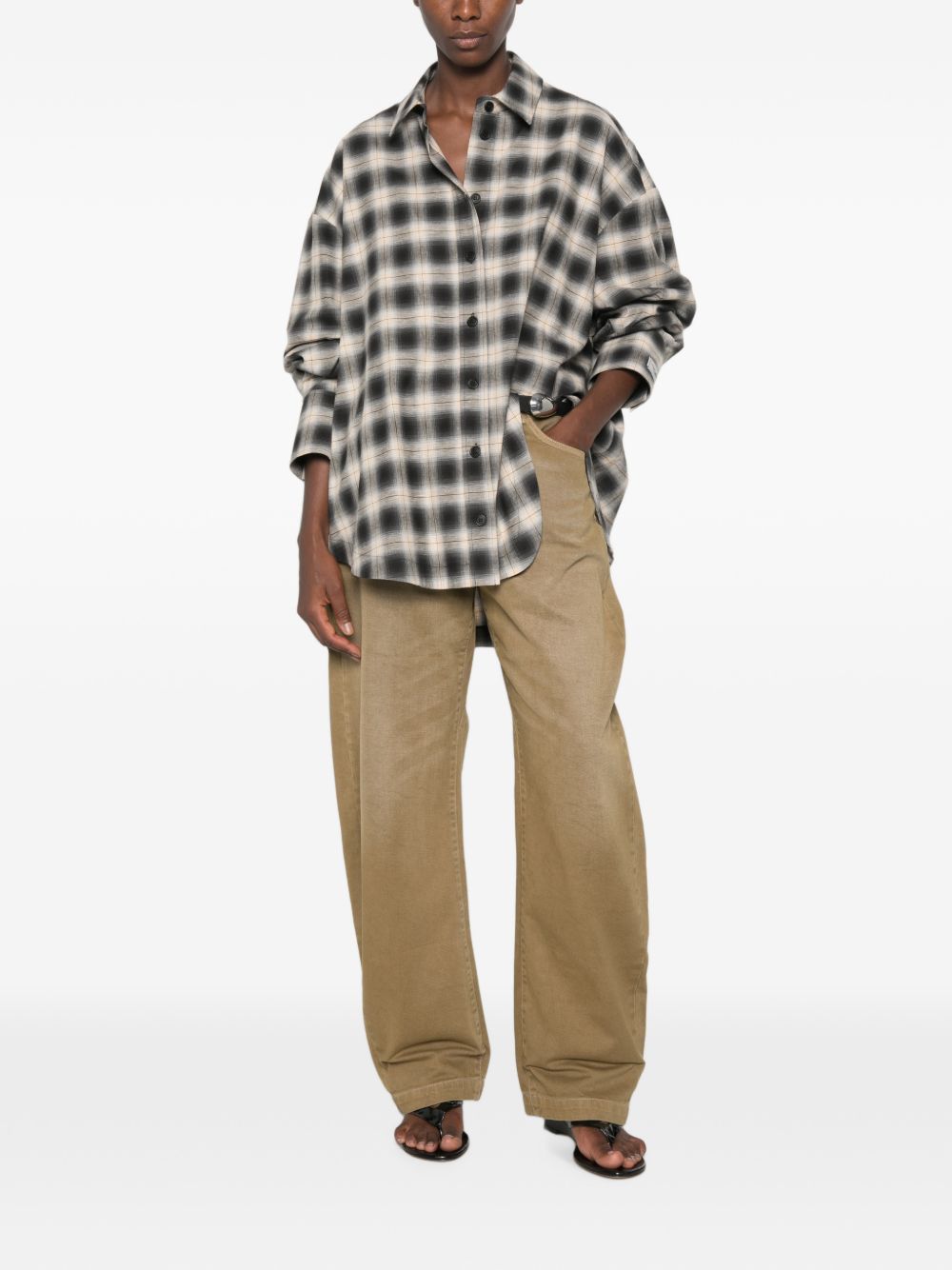THE ATTICO Jeans GREEN