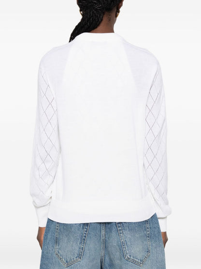 Balmain Sweaters WHITE