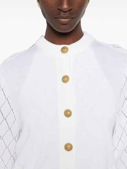 Balmain Sweaters WHITE