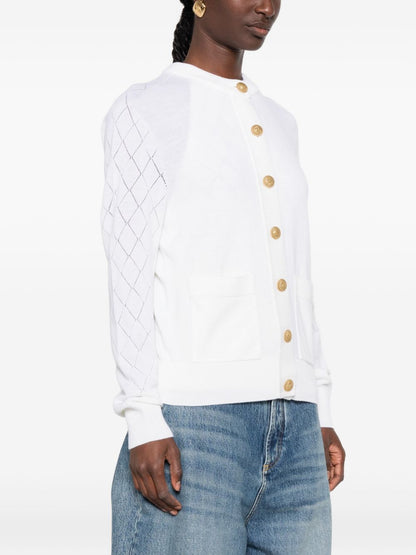 Balmain Sweaters WHITE