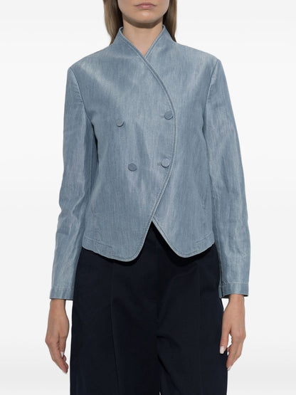 Emporio Armani Jackets LIGHT BLUE