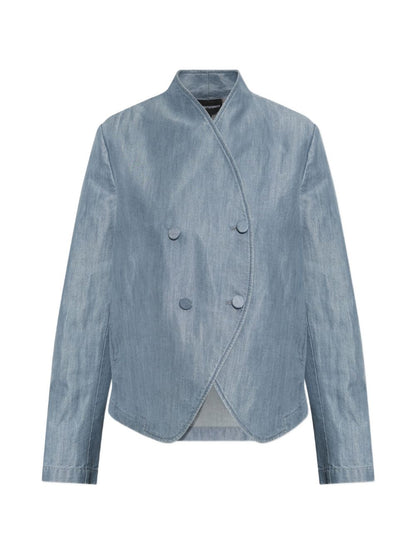 Emporio Armani Jackets LIGHT BLUE