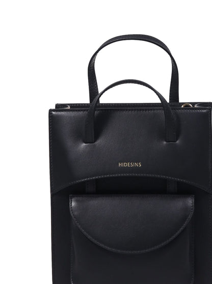 Hidesins Croc-Effect Top Handle Bag