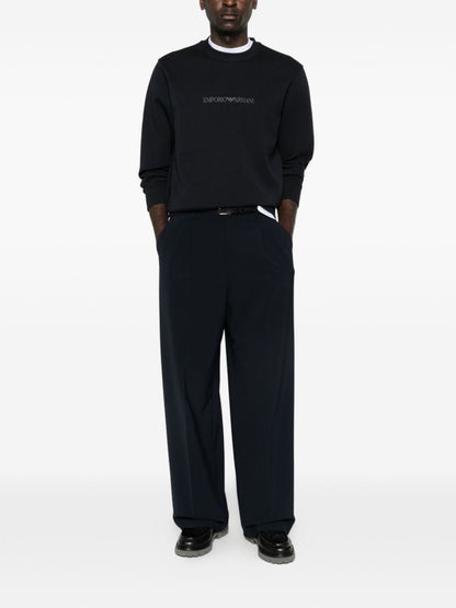 Emporio Armani Sweaters NAVY