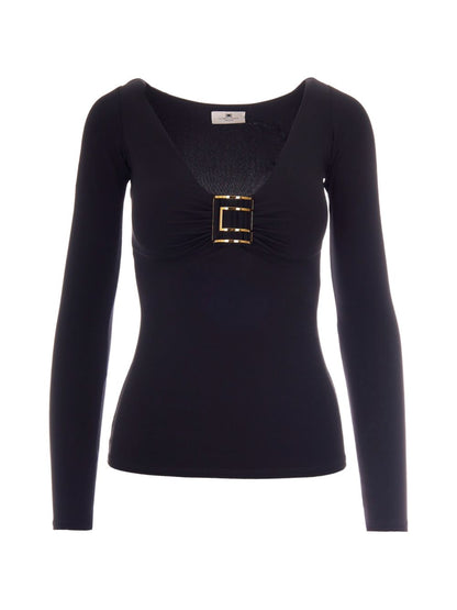Elisabetta Franchi Sweaters BLACK