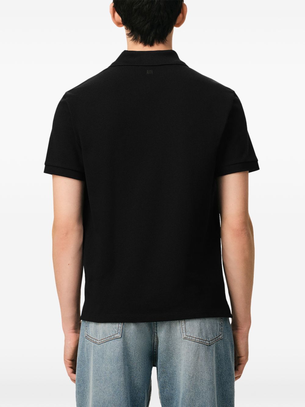 AMI PARIS T-shirts and Polos BLACK