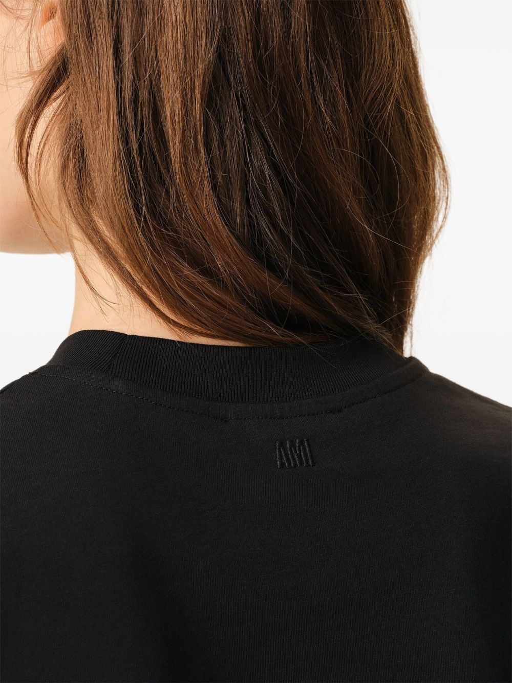 AMI PARIS T-shirts and Polos BLACK